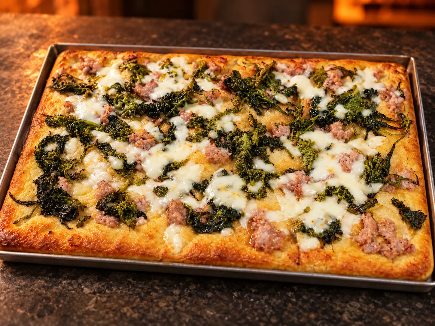 Pizza salsiccia e friarielli